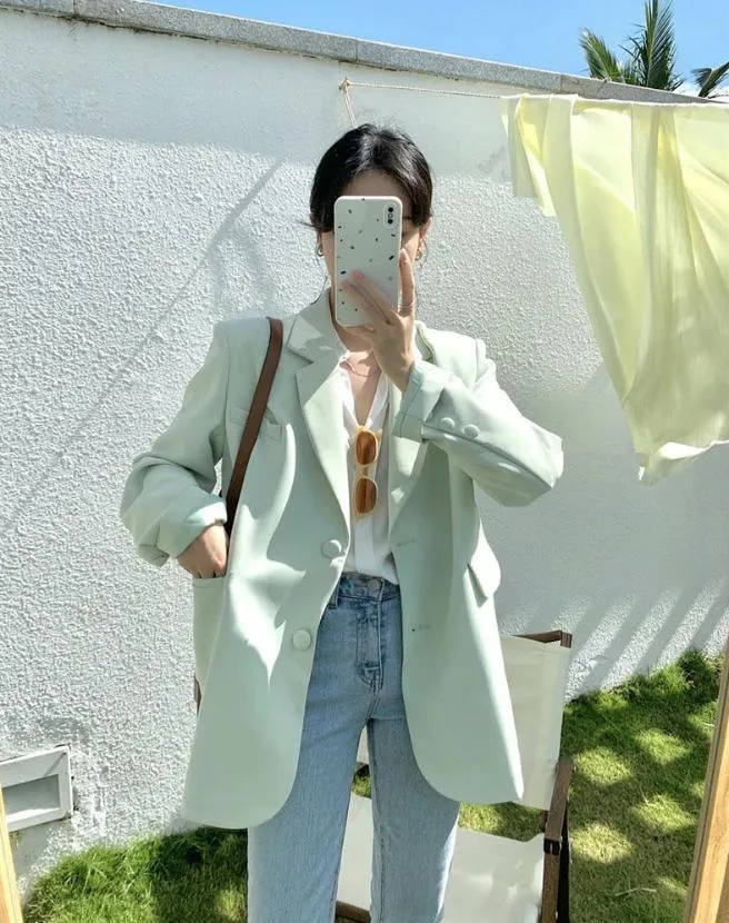 Women Everyday Casual Loose suit jacket